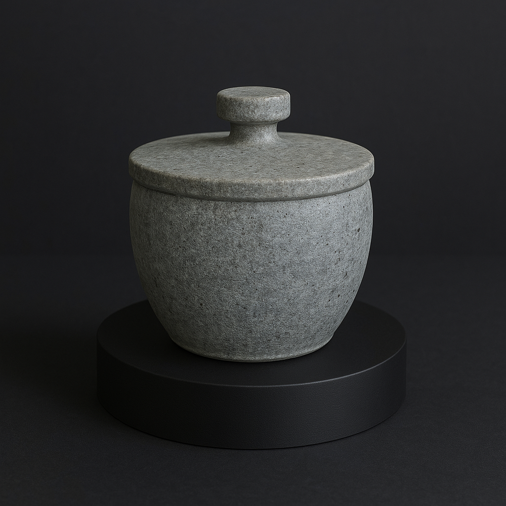 Soapstone Curd Pot