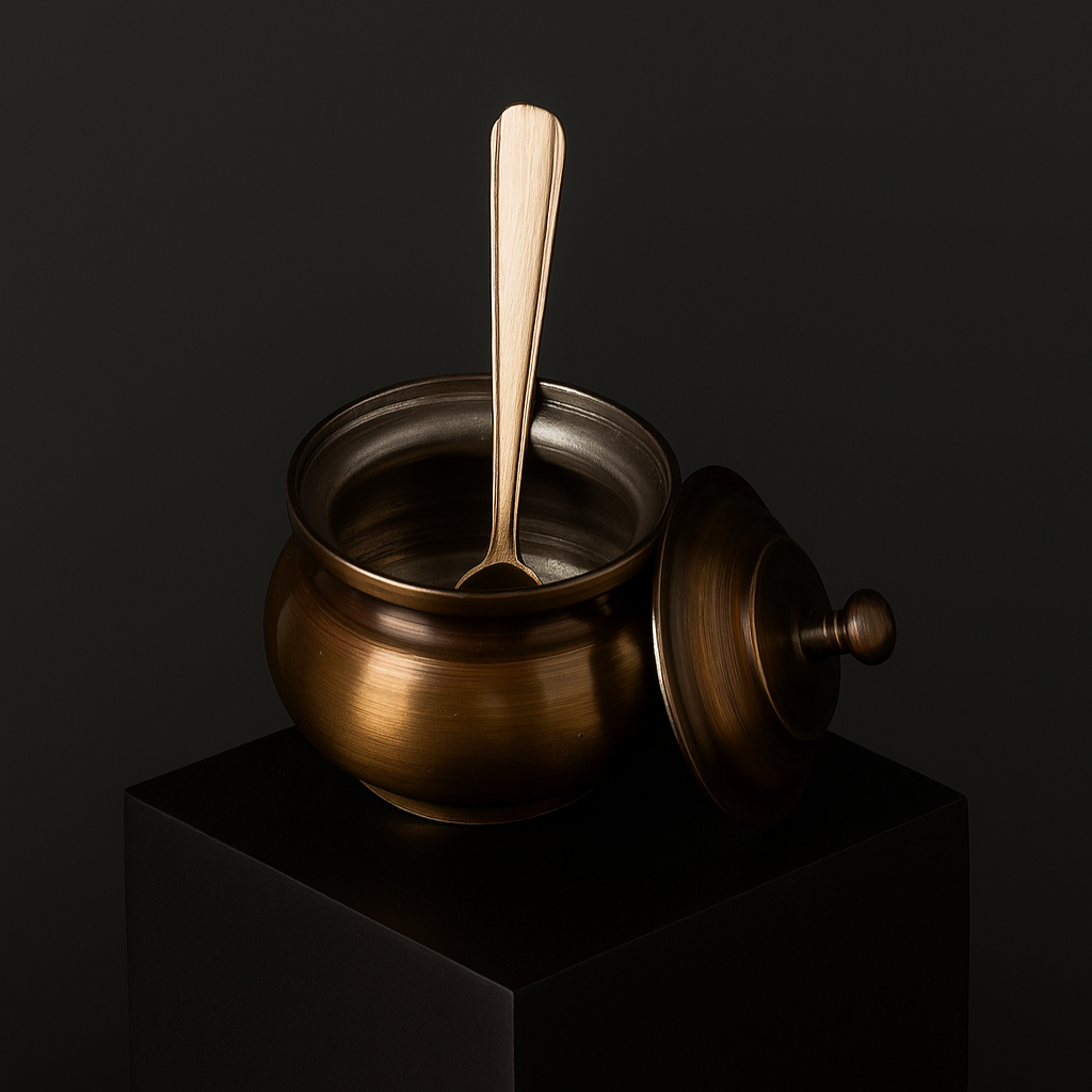 Brass Ghee Pot Antique