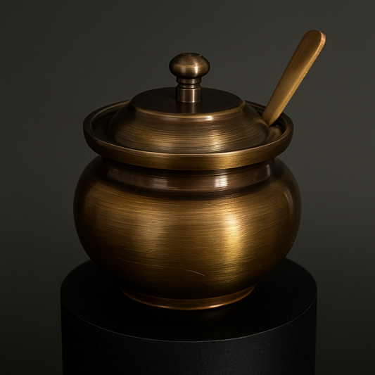 Brass Ghee Pot Antique