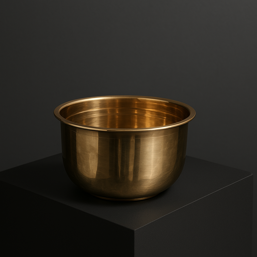 Bronze Milk Pot with Glass Lid