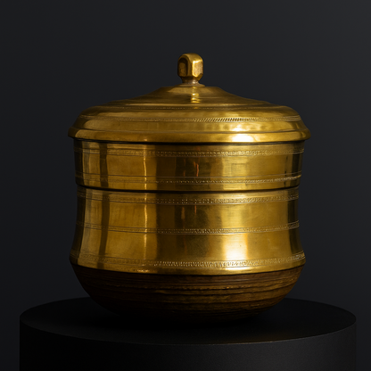 Brass Idli Steamer - 12 Pits